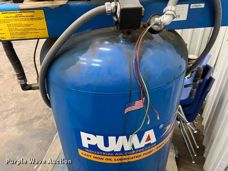 image for item LI9374 Puma PK7080V  air compressor