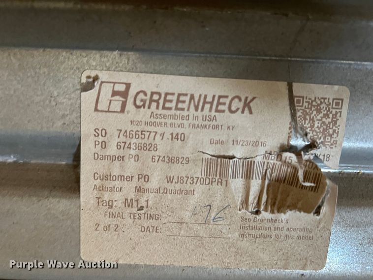 image for item LI9377 Greenheck  AC actuators