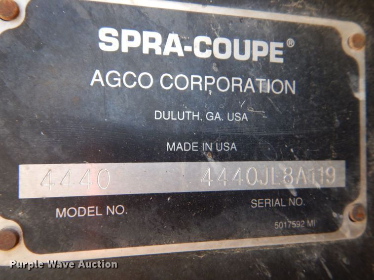 image for item LP9450 AGCO Spra-Coupe 4440  sprayer
