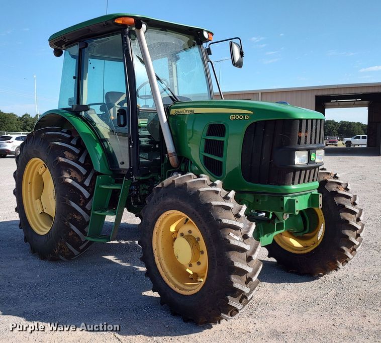 image for item LU9176 2012 John Deere 6100D  MFWD tractor