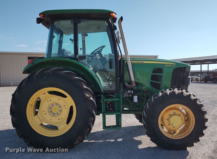 image for item LU9176 2012 John Deere 6100D  MFWD tractor