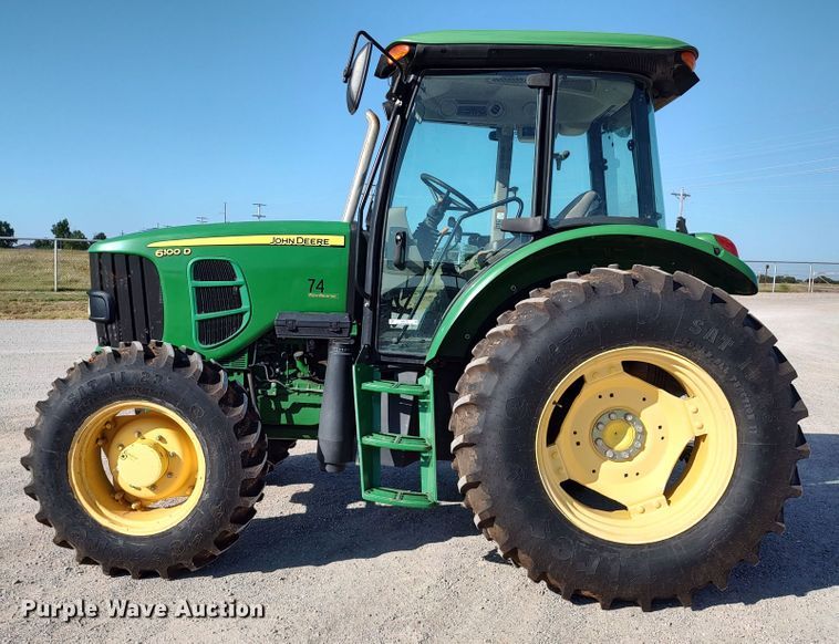 image for item LU9176 2012 John Deere 6100D  MFWD tractor