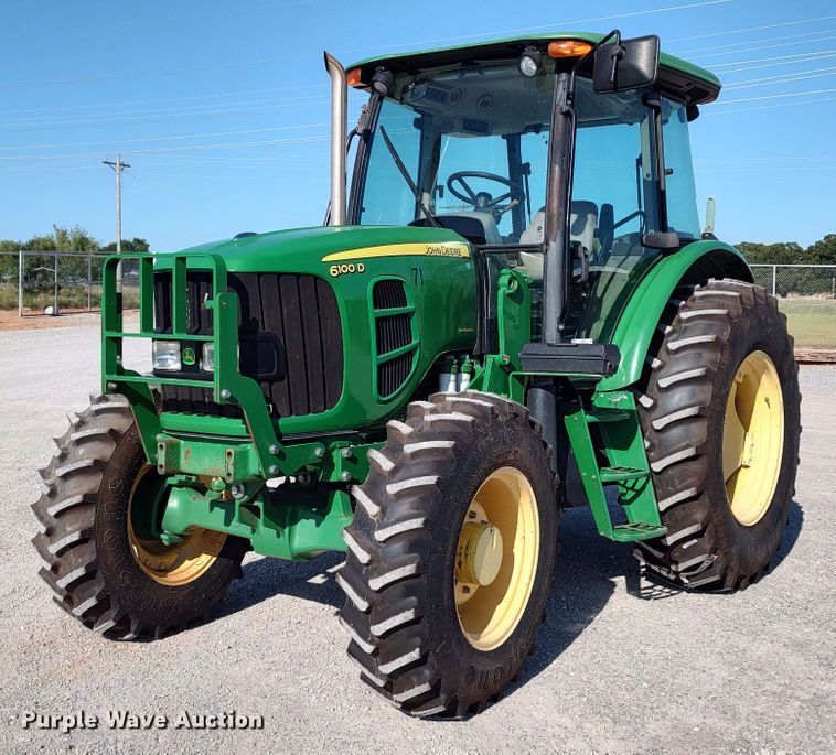 image for item LU9177 2012 John Deere 6100D  MFWD tractor