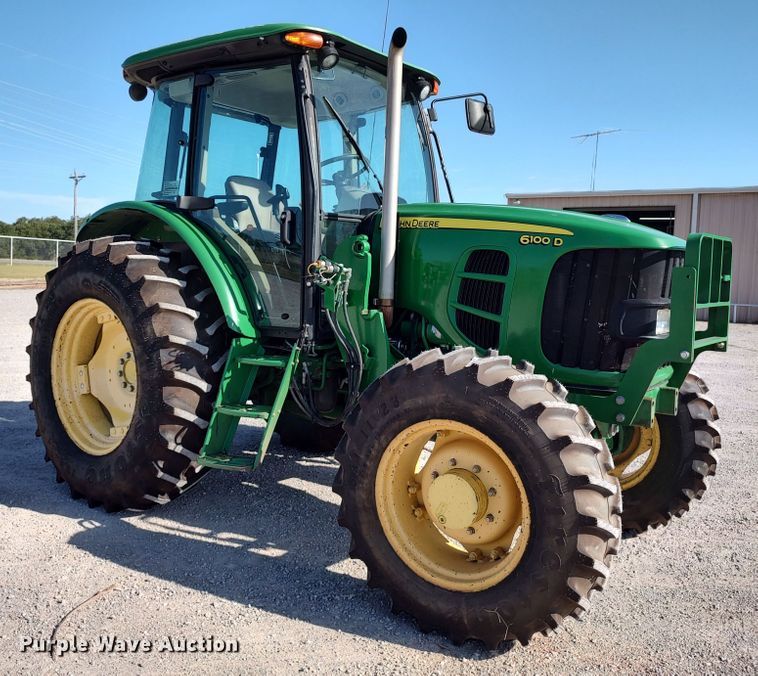 image for item LU9177 2012 John Deere 6100D  MFWD tractor
