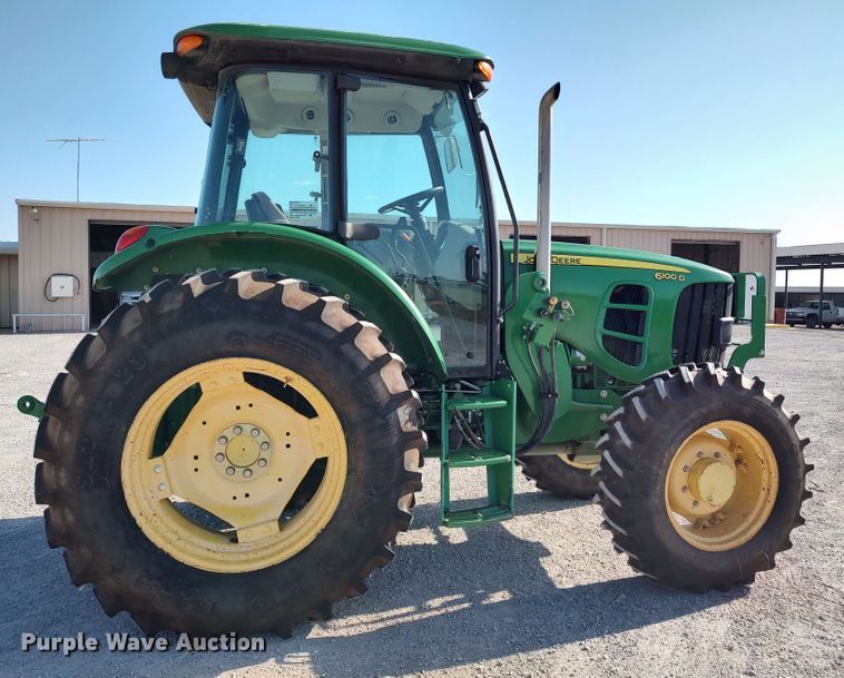 image for item LU9177 2012 John Deere 6100D  MFWD tractor