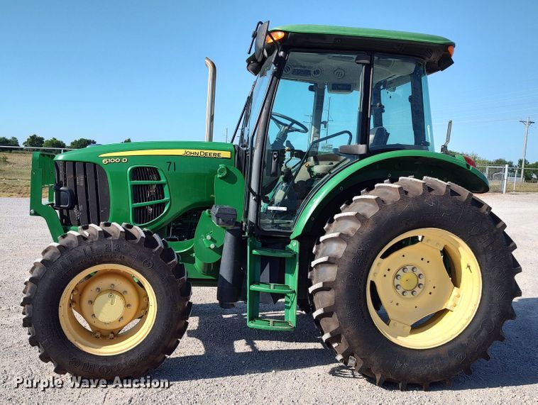 image for item LU9177 2012 John Deere 6100D  MFWD tractor