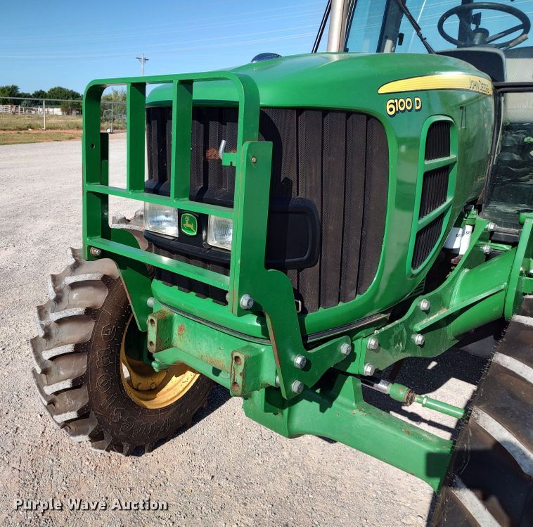 image for item LU9177 2012 John Deere 6100D  MFWD tractor
