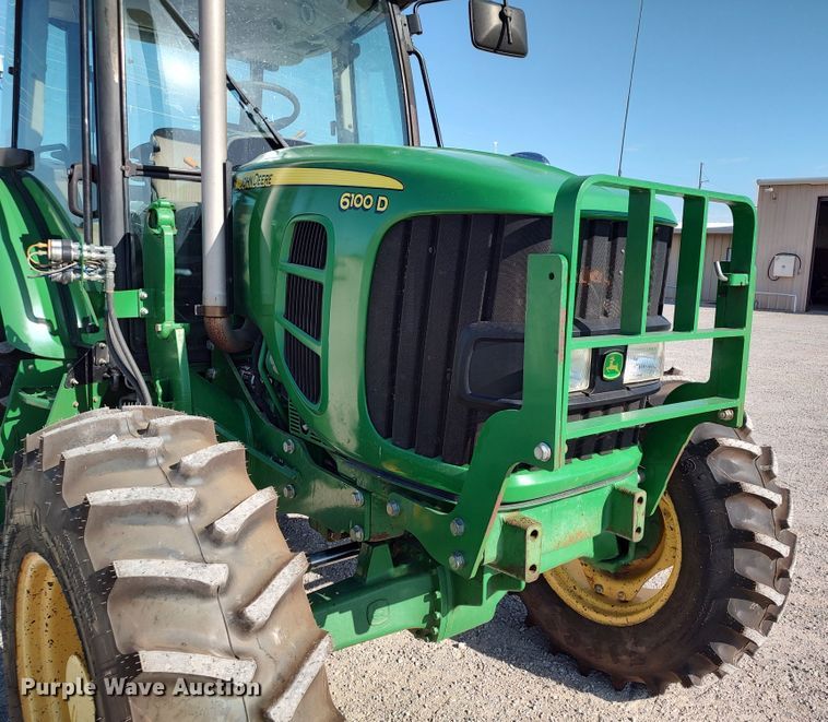 image for item LU9177 2012 John Deere 6100D  MFWD tractor