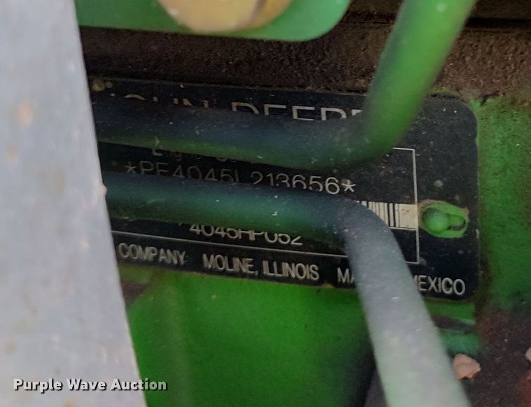 image for item LU9177 2012 John Deere 6100D  MFWD tractor