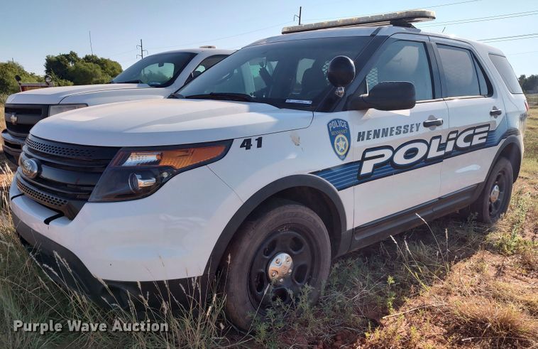 image for item LU9204 2014 Ford Explorer Police Interceptor  SUV