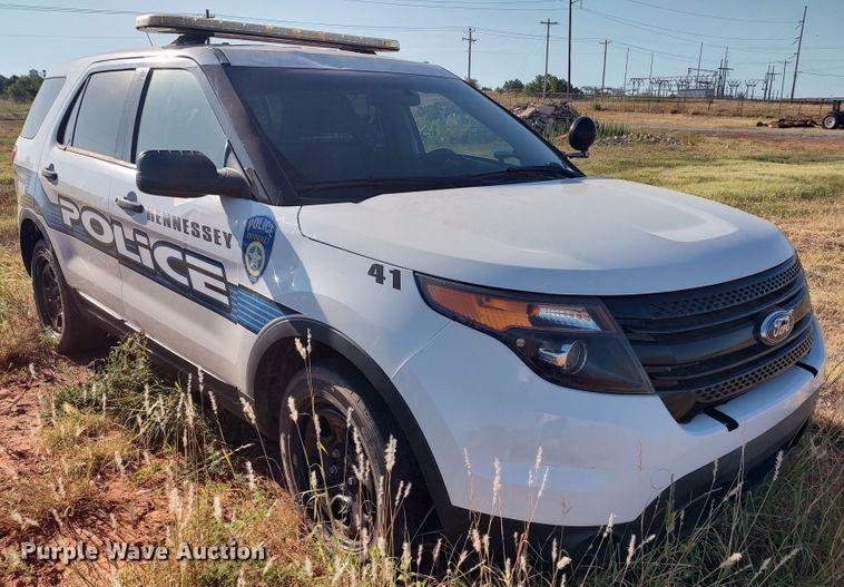 image for item LU9204 2014 Ford Explorer Police Interceptor  SUV
