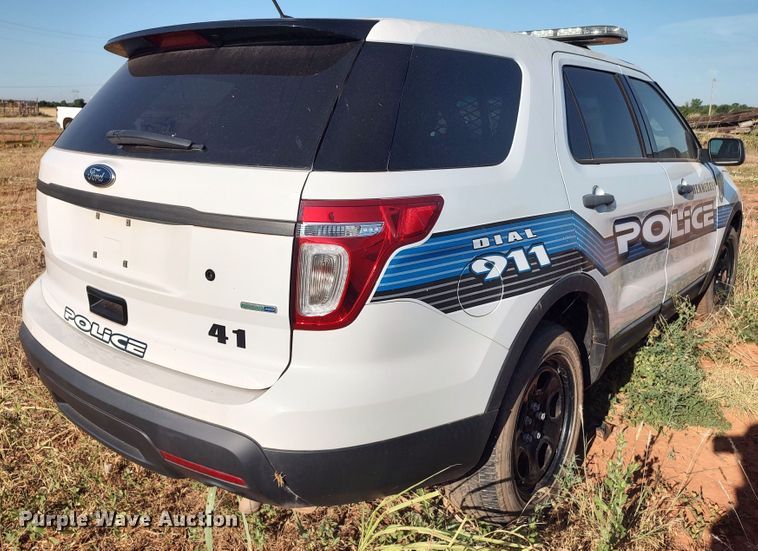 image for item LU9204 2014 Ford Explorer Police Interceptor  SUV