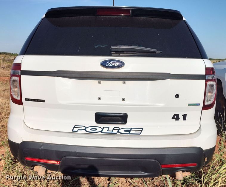 image for item LU9204 2014 Ford Explorer Police Interceptor  SUV