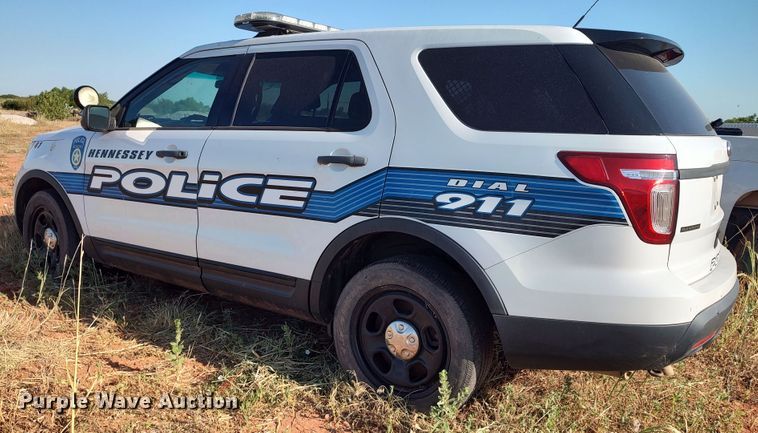 image for item LU9204 2014 Ford Explorer Police Interceptor  SUV