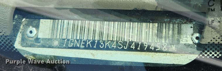 image for item MK9032 1995 Chevrolet Tahoe 1500  SUV