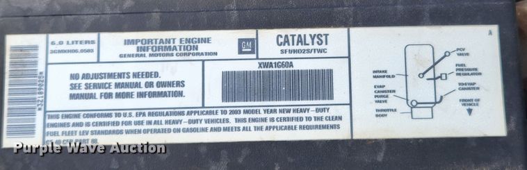 image for item MK9036 2003 Chevrolet Silverado 2500HD  pickup truck