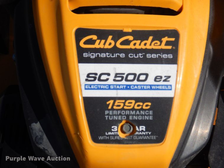 image for item MU9673 Cub Cadet SC500 EZ  push mower
