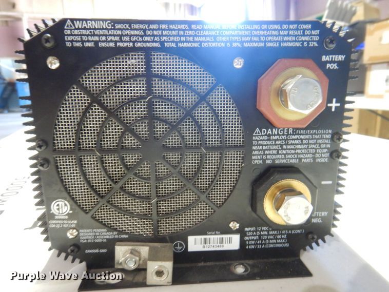 image for item MU9678 2012 Xantrex Xpower 5000  inverter