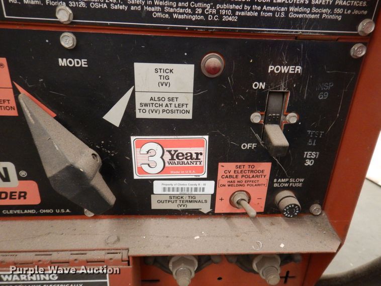 image for item MU9680 Lincoln DC-250  welder