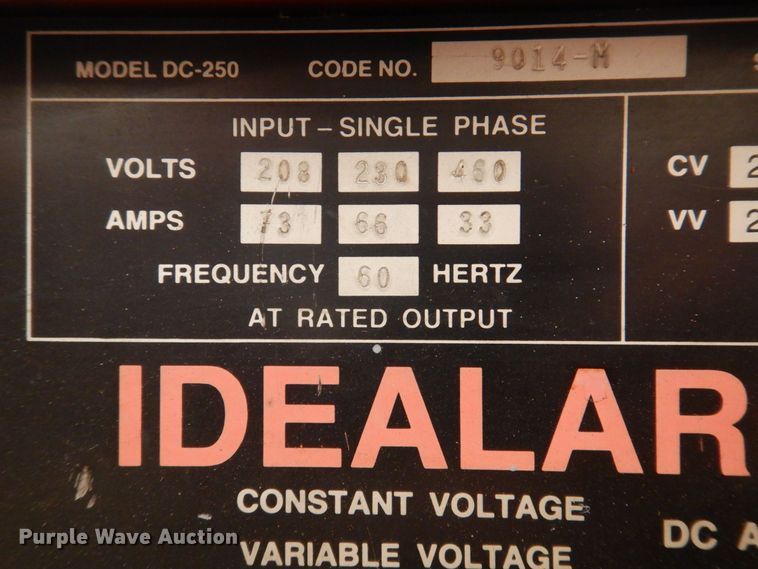 image for item MU9680 Lincoln DC-250  welder