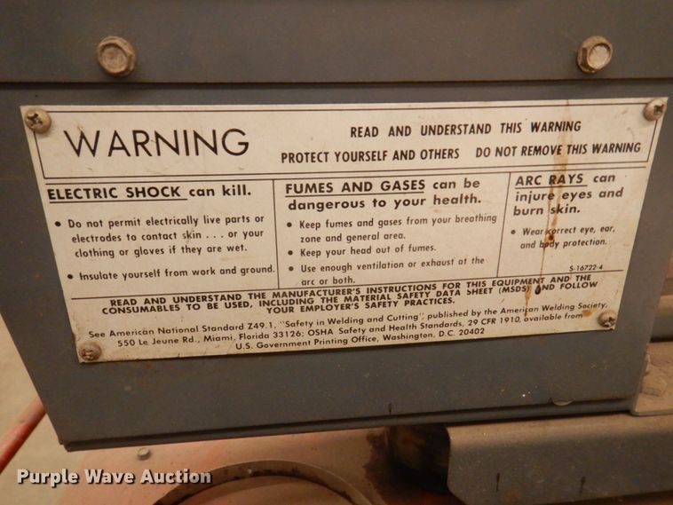 image for item MU9680 Lincoln DC-250  welder