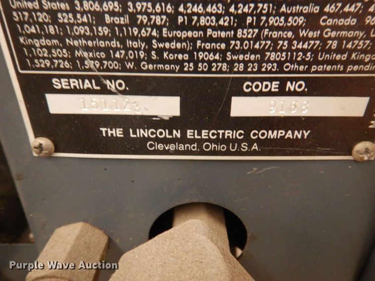 image for item MU9680 Lincoln DC-250  welder