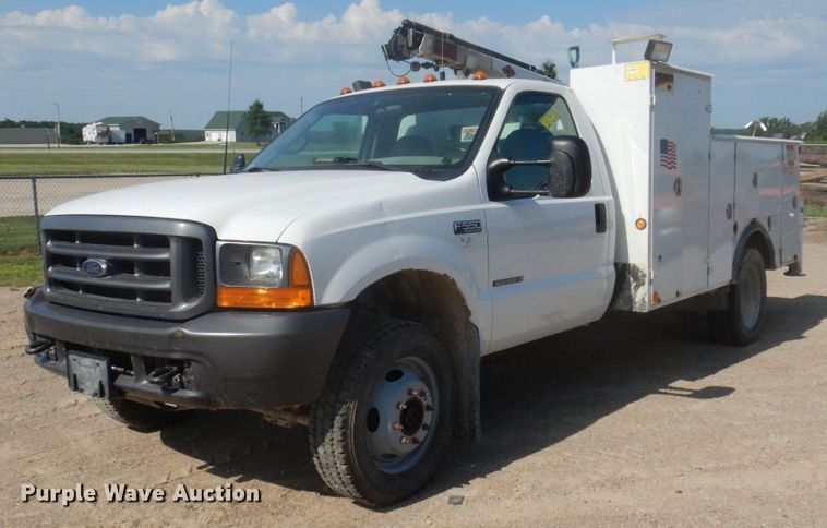 image for item MU9691 2001 Ford F550 Super Duty XL  utility / service truck