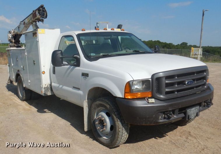 image for item MU9691 2001 Ford F550 Super Duty XL  utility / service truck