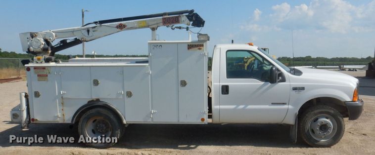 image for item MU9691 2001 Ford F550 Super Duty XL  utility / service truck