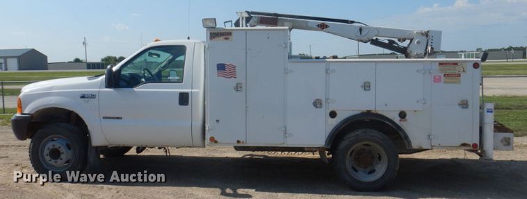 image for item MU9691 2001 Ford F550 Super Duty XL  utility / service truck