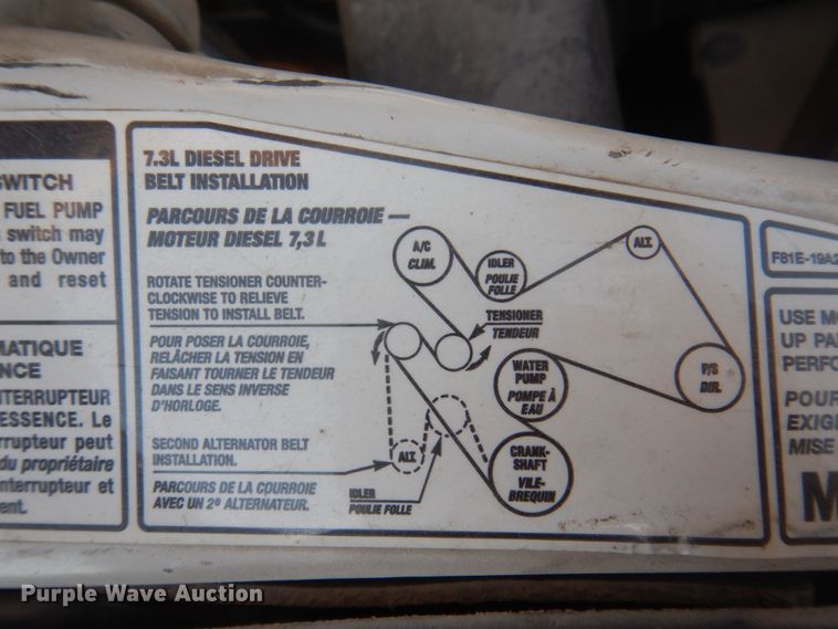 image for item MU9691 2001 Ford F550 Super Duty XL  utility / service truck