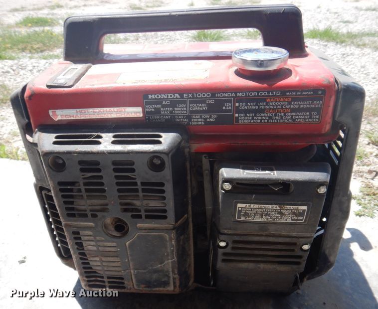 image for item MU9698 Honda EX1000  generator