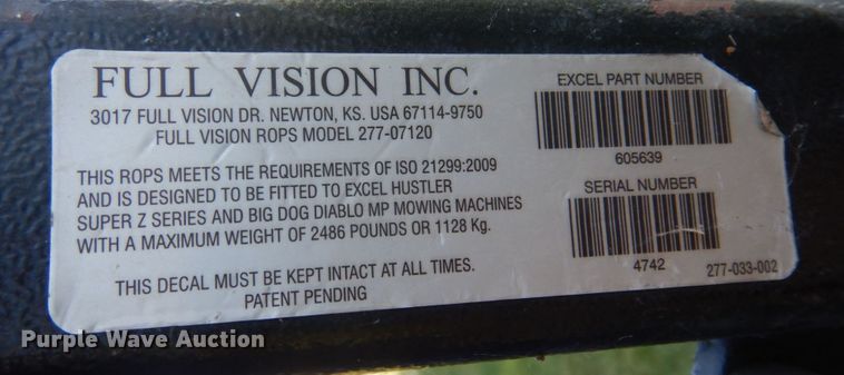 image for item MU9701 Hustler Super Z  ZTR lawn mower