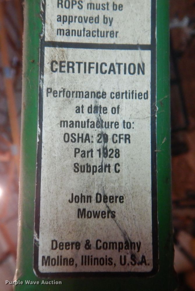 image for item MU9702 John Deere 1435  lawn mower