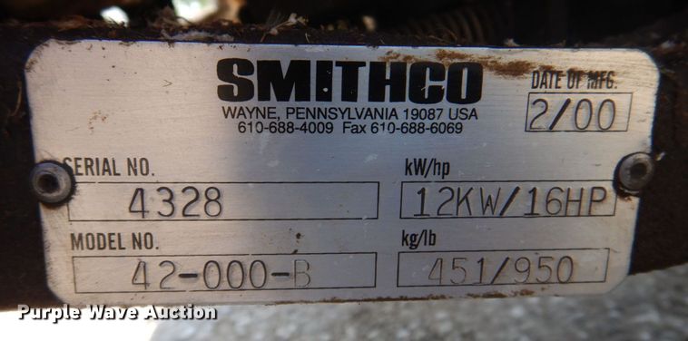 image for item MU9705 2000 Smithco Super Star 42-000-B  bunker rake