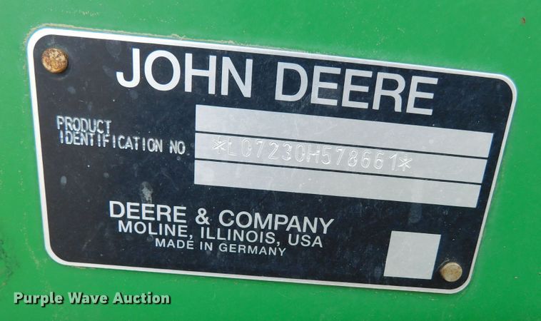 image for item DJ7674 2007 John Deere 7230  MFWD tractor