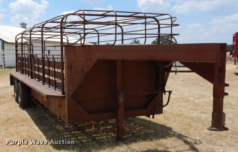 image for item DK0378 1984 Kinnamore  livestock trailer