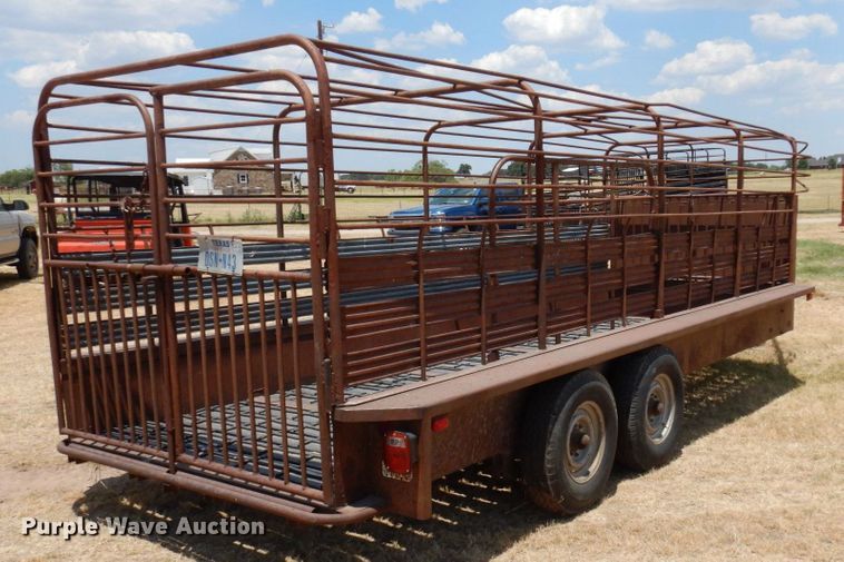 image for item DK0378 1984 Kinnamore  livestock trailer