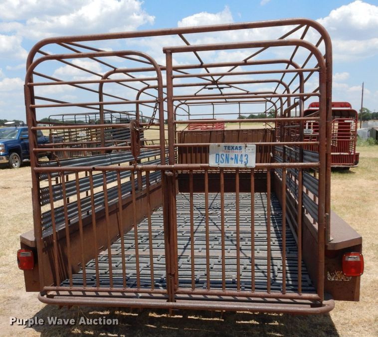 image for item DK0378 1984 Kinnamore  livestock trailer