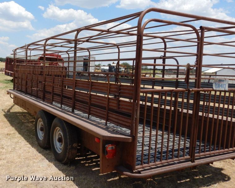 image for item DK0378 1984 Kinnamore  livestock trailer