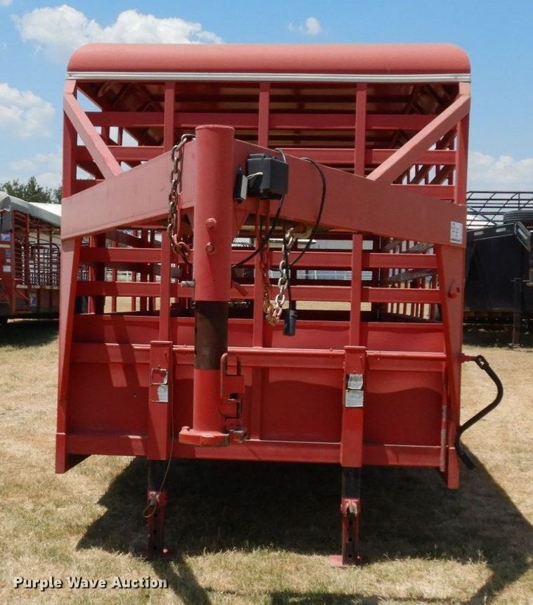 image for item DK0379 2015 C&M Trailers  livestock trailer