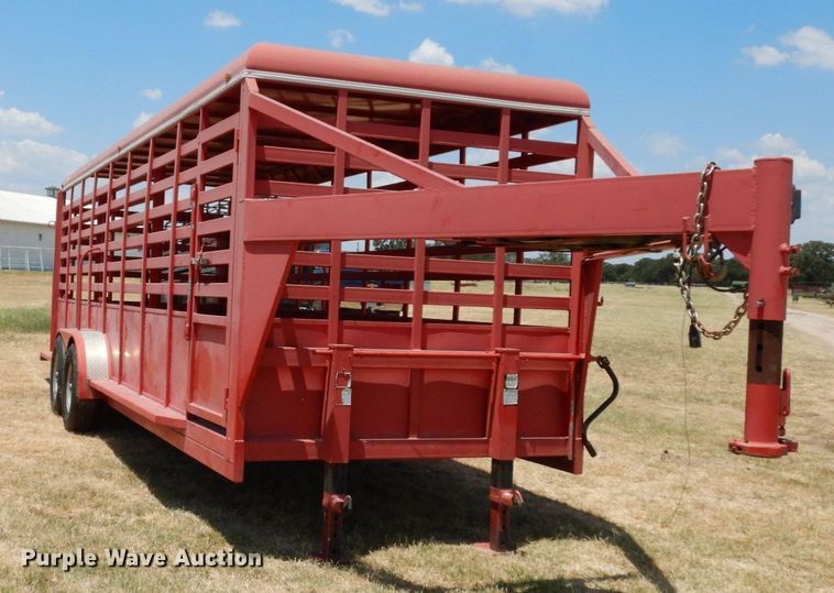 image for item DK0379 2015 C&M Trailers  livestock trailer