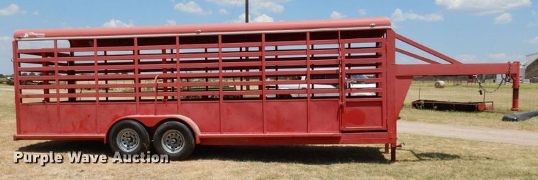 image for item DK0379 2015 C&M Trailers  livestock trailer