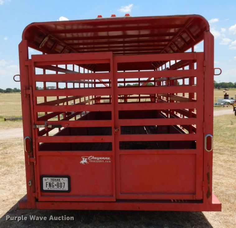 image for item DK0379 2015 C&M Trailers  livestock trailer
