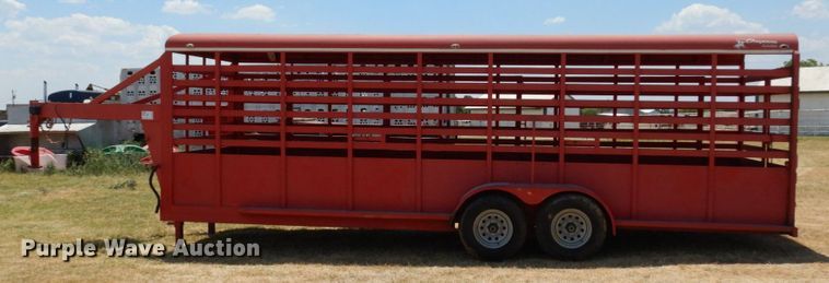 image for item DK0379 2015 C&M Trailers  livestock trailer