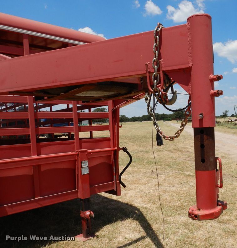 image for item DK0379 2015 C&M Trailers  livestock trailer