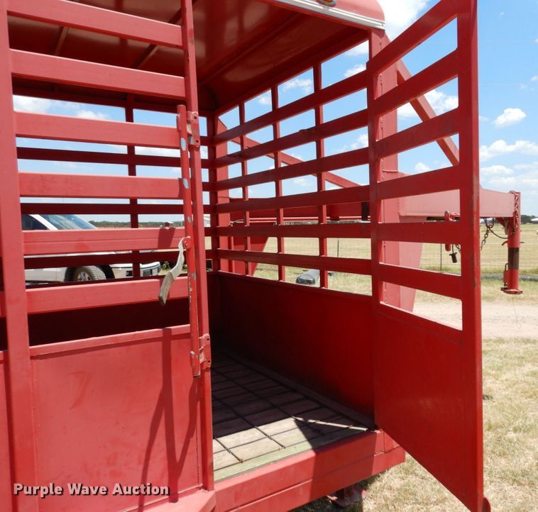 image for item DK0379 2015 C&M Trailers  livestock trailer