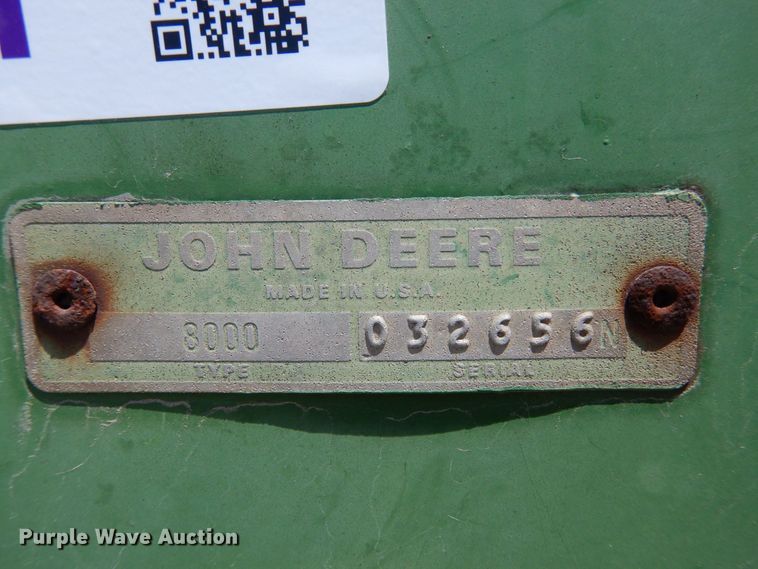 image for item DK0381 John Deere 8000  grain drill
