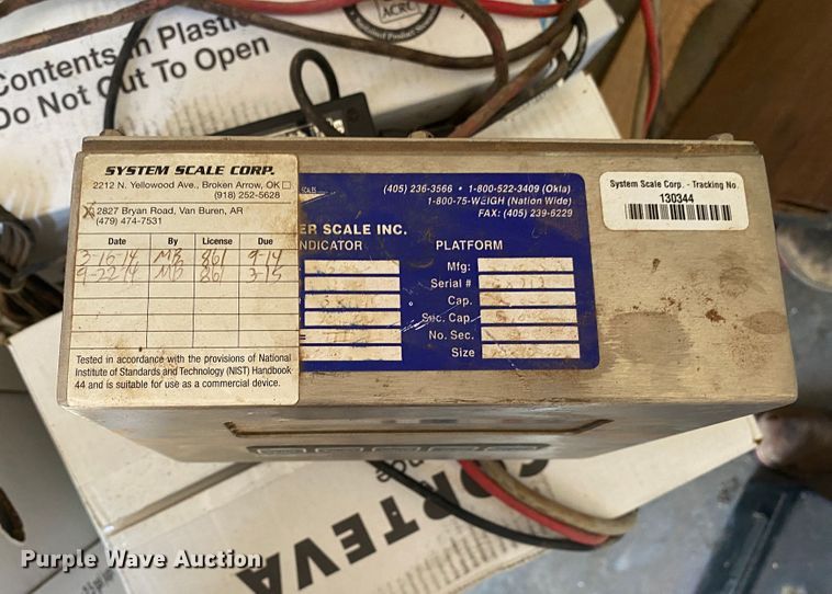 image for item DK6260 Sooner PISON2010-10  livestock scale