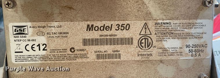 image for item DK6260 Sooner PISON2010-10  livestock scale